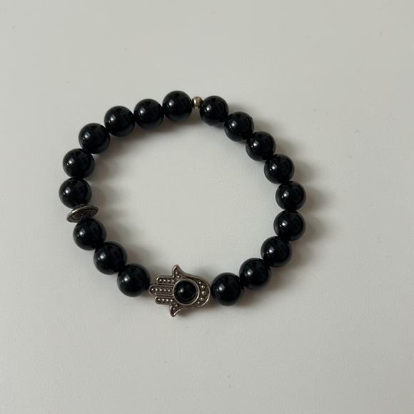 Hamsa Hand Protection Stone Bracelet 3/$25 - Picture 6 of 8